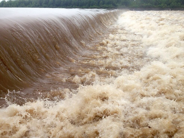 這兩天的暴雨過后，眉山好多地方都遭水淹了哦！